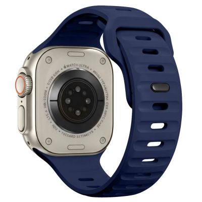 2. Pasek Tech-Protect Silicone Line na Apple Watch 44 / 45 / 46 / 49 mm - granatowy