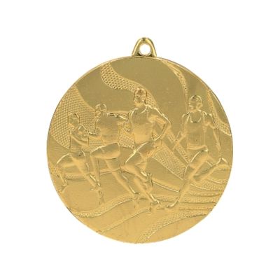 10. Medal złoty- biegi - medal stalowy 50mm