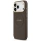 2. Etui Guess Peony Hot Stamp MagSafe na iPhone 18 Pro Max / 17 Pro Max - brązowe