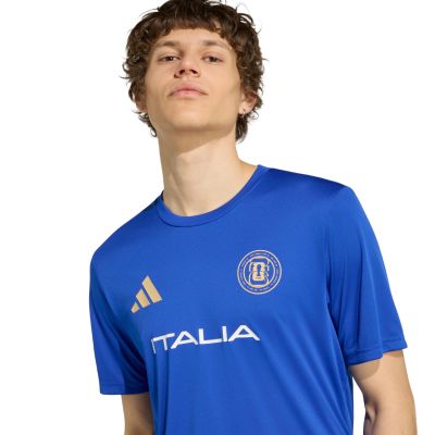 5. Koszulka męska adidas Italy 26 Jersey niebieska KH2306