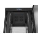 10. Szafa instalacyjna rack stojąca 19" 37U 800X800 czarna drzwi perforowane LCD Lanberg (Flat Pack)