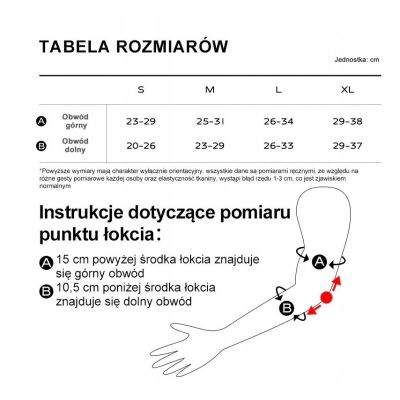 3. Qunature ochraniacz na łokcie czarny L