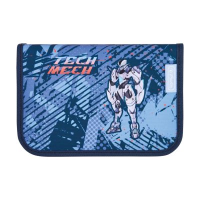 13. Herlitz UltraLight Plus TechMech zestaw do plecaka szkolnego Chłopiec Poliester Niebieski, Pomarańczowy
