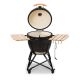 4. Kamado Bono Grande Ceramic Grill 23” Kamado barbecue/grill Wózek Węgiel drzewny (paliwo) Czarny