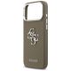 6. Etui Guess Grained Big 4G Classic Logo na iPhone 17 Pro Max - brązowe