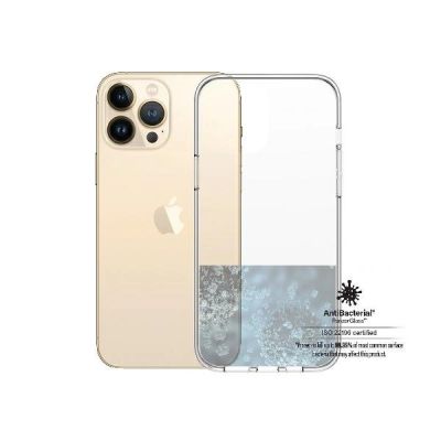 3. Etui PanzerGlass ClearCase antybakteryjne z certyfikatem Military Grade na iPhone 13 Pro Max - przezroczyste