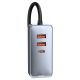 4. Ładowarka samochodowa Baseus Share Together 120W wieloportowa 2x USB-A + 2x USB-C - szara