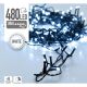 13. LAMPKI CHOINKOWE ŁAŃCUCH ŚWIETLNY 480 LED TIMER ZIMNY BIAŁY