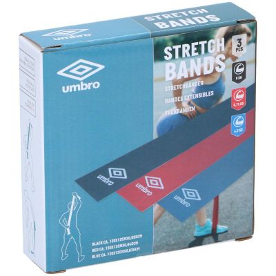 26. ZESTAW 3 GUM TAŚM DO ĆWICZEŃ STRETCH BAND UMBRO