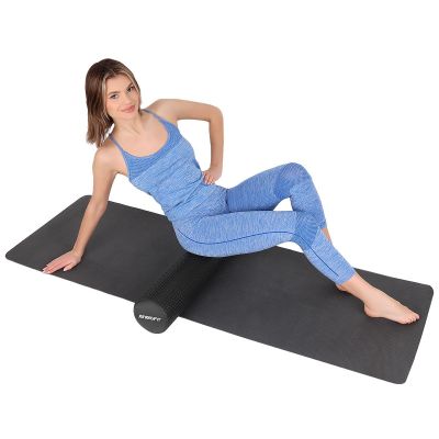 12. WAŁEK ROLLER FITNESS JOGA EVA 15x90CM Z WYPUSTKAMI ENERO FIT