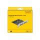 5. DeLOCK Karta PCI Express x1 do 4 x zewnętrzne USB Typ-A żeński SuperSpeed USB (USB 3.2 Gen 1)