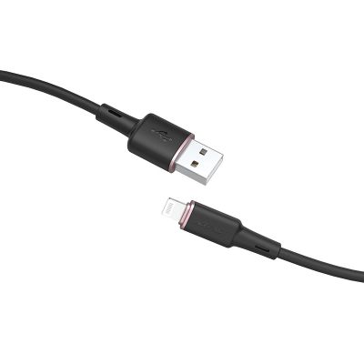 2. Acefast kabel MFI USB - Lightning 1,2m, 2,4A czarny (C2-02 black)