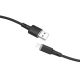 2. Acefast kabel MFI USB - Lightning 1,2m, 2,4A czarny (C2-02 black)