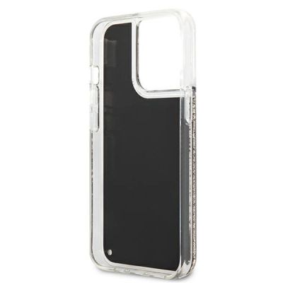 7. Etui Karl Lagerfeld Liquid Glitter Gatsby na iPhone 13 Pro Max - czarne