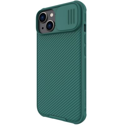 2. Nillkin CamShield Pro Case etui iPhone 14 Plus pancerny pokrowiec osłona na aparat kamerę zielony