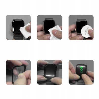 3. Szkło hybrydowe Tech-Protect Glass Flex+ 2-pack na Garmin Forerunner 225 / 255 Music - czarne