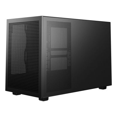 8. DeepCool CH260 WOOD Micro Tower Czarny, Drewno