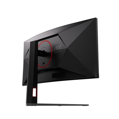 18. AOC G4 CU34G4ZCA monitor komputerowy 86,4 cm (34") 3440 x 1440 px Wide Quad HD Czarny, Czerwony