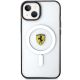 3. Etui Ferrari Outline MagSafe na iPhone 14 Plus - przezroczyste