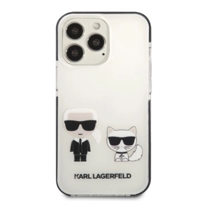 3. Etui Karl Lagerfeld Karl&Choupette na iPhone 13 Pro Max - białe