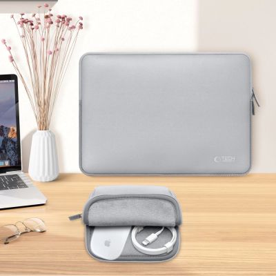 6. Torba na laptopa 13-14" Tech-Protect Neoslim - szara
