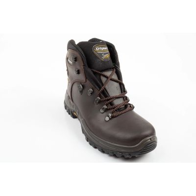 2. Grisport buty męskie trekkingowe Marrone skóra wodoodporne za kostkę