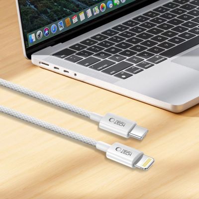5. Kabel Tech-Protect UltraBoost USB-C / Lightning PD27W/3A 200 cm - szary