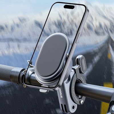 7. Uchwyt rowerowy Baseus PrimeTrip do smartfonów na kierownicę - czarny