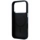 7. Etui Guess Grained Triangle Logo MagSafe na iPhone 17 Pro / 18 Pro - czarne