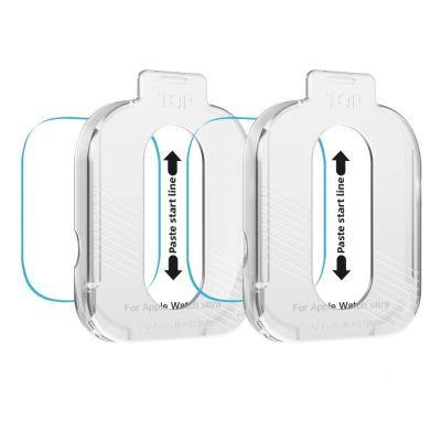 11. Szkło hartowane Tech-Protect Easy Set+ 2-pack na Apple Watch Ultra 1 / 2 49 mm - przezroczyste