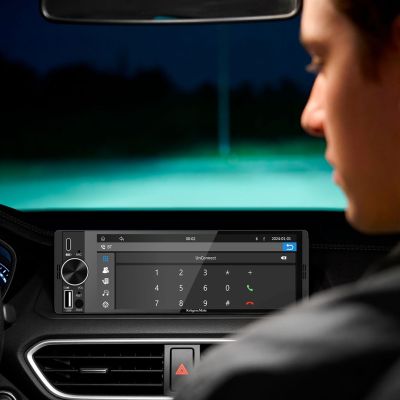 7. KRUGER&MATZ RADIO SAMOCHODOWE KM2016 CARPLAY/ANDROIDAUTO 1DIN
