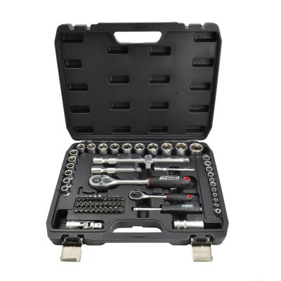 AWTOOLS ZESTAW KLUCZY   72el  1/2" / 1/4" BLACK LINE