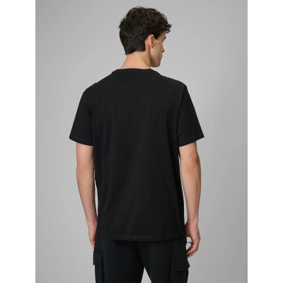 2. T-shirt regular z nadrukiem męski 4F 4FRSS26TTSHM3810-20S