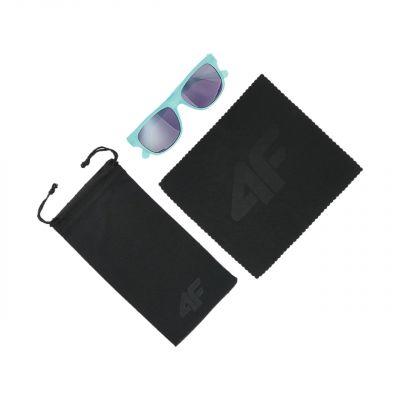 6. Okulary przeciwsłoneczne dla dzieci 4F U066 błękit turkusowy 4FJWSS25ASUNU066 48S