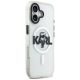 4. Etui Karl Lagerfeld IML Karl Sketch Logo MagSafe do iPhone 17 - przezroczyste