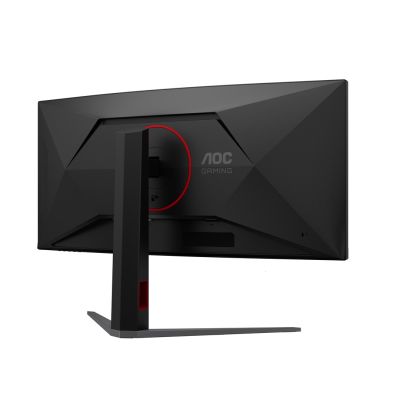 16. AOC G4 CU34G4ZCA monitor komputerowy 86,4 cm (34") 3440 x 1440 px Wide Quad HD Czarny, Czerwony