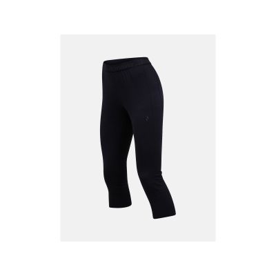 2. Spodnie Termiczne PEAK PERFORMANCE Magic 3/4 Short Johns Wool-blend Baselayer Women czarny