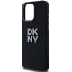 6. Etui DKNY Liquid Silicone Metal Logo na iPhone 15 Pro Max - czarne
