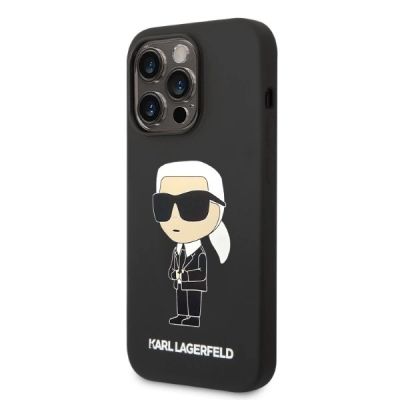 2. Etui Karl Lagerfeld Silicone Ikonik MagSafe na iPhone 14 Pro Max - czarne