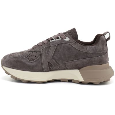 3. Skórzane sneakersy na platformie brązowe Kobbo FIO27-67048