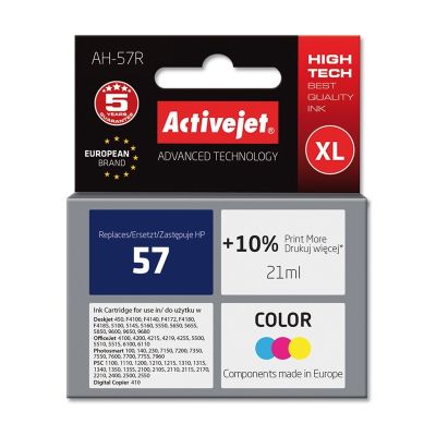 Activejet AH-57R Tusz (zamiennik HP 57 C6657AE; Premium; 21 ml; kolor)
