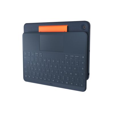 7. Logitech 920-010361 klawiatura do urządzeń mobilnych QWERTZ Niemiecki Smart Connector Niebieski