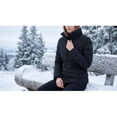 10. Kurtka puchowa z pasem EA7 Emporio Armani Calidum7 W 6DTB11-TNGCZ-1200