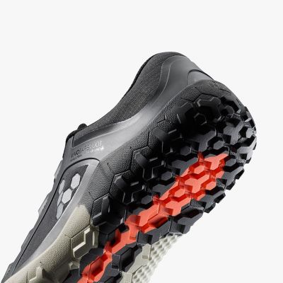 5. Buty turystyczne Vivobarefoot PRIMUS TRAIL III ALL WEATHER FG WOMENS Obsidian trekkingi minimalistyczne (209305-01)