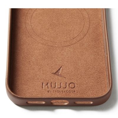5. Mujjo Leather Case - etui skórzane do iPhone 17 Pro Max kompatybilne z MagSafe (tan)