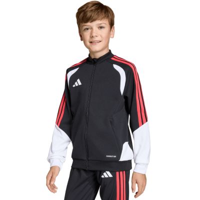 12. Bluza dla dzieci adidas Tiro 26 Competition Training czarno-biało-czerwona KC3791