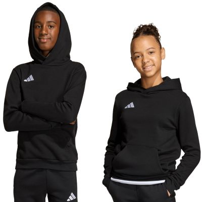 9. Bluza dla dzieci adidas Entrada 26 Hoody czarna JZ6569
