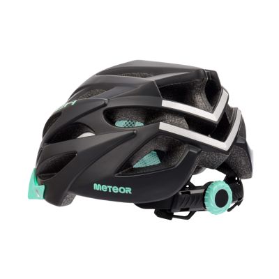 3. Kask Meteor Marven M 55-58 cm czarno-miętowy 24793