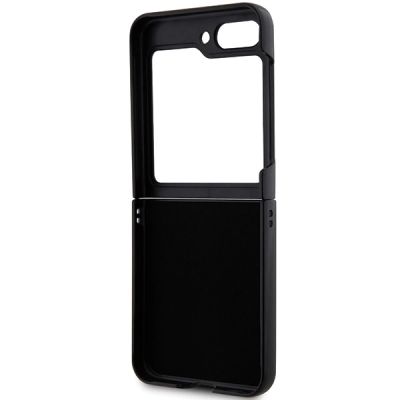 7. Etui Karl Lagerfeld Saffiano Monogram Choupette Pin na Samsung Galaxy Z Flip 5 - czarne