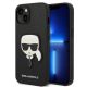 Etui Karl Lagerfeld Saffiano Karl`s Head Patch na iPhone 13 / 14 / 15 - czarne